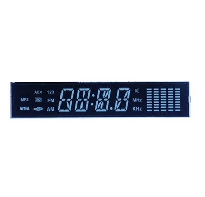 VA segments LCD modulis FM radio un automašīnas mp3 atskaņotājs